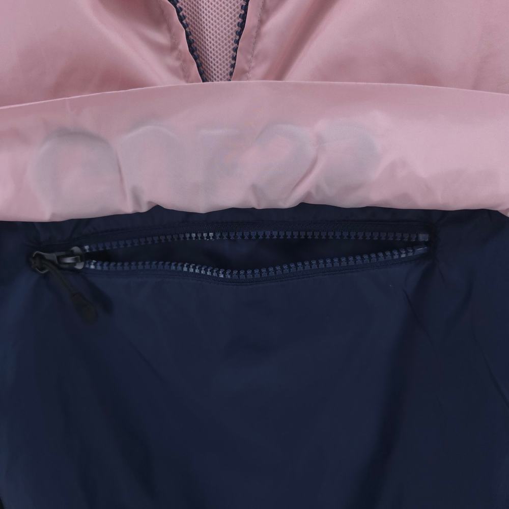 Guess Mens Colorblock Hooded Half Zip Pullover Windbreaker Zipper Front Pocket L - Picture 4 of 13